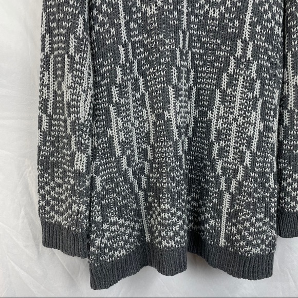 Talbots Wool Blend Metallic Boho Sweater Cardigan - Picture 3 of 12